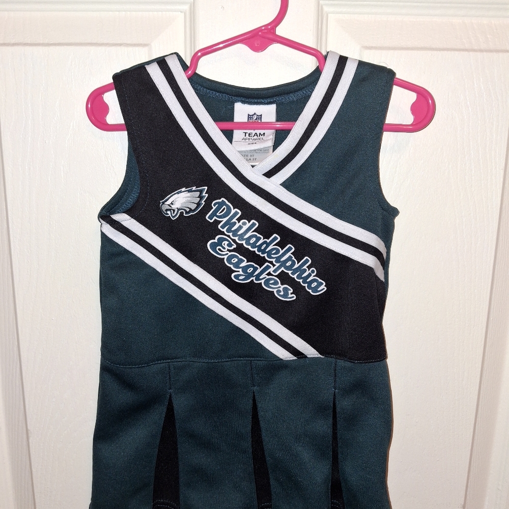 Philadelphia Eagles cheerleading dress. Size 3 toddler